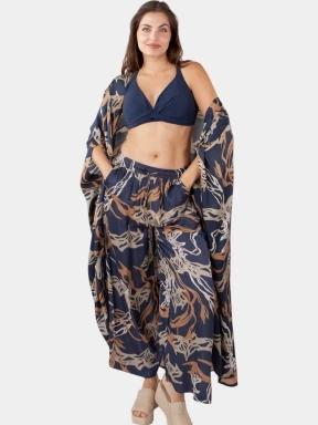 rochie de plaja pt. femei Barts Navyo Kimono albastru inchis 3