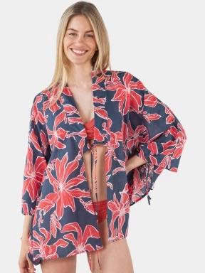 rochie de plaja pt. femei Barts Falesy Kimono albastru inchis 1