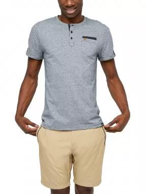 tricou cu maneci scurte pt. barbati TBS Cahiltee albastru 1
