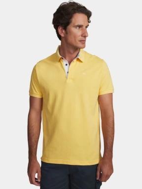 tricou cu guler pt. barbati TBS Clidepol galben 1