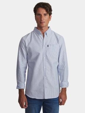 camasa cu maneci lungi pt. barbati TBS Erwanche albastru 1