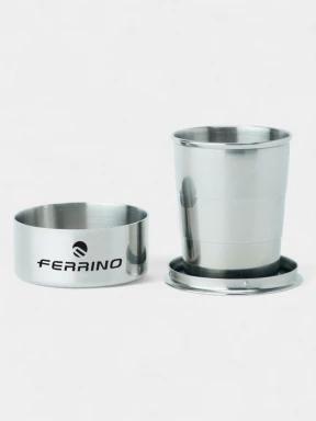pahar pliabil Ferrino Stainless Steel Foldable Tumbler gri 1
