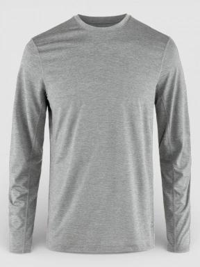 tricou cu maneci lungi, pentru sport pt. barbati Fjallraven Abisko Day Hike LS M gri 1