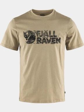 tricou cu maneci scurte pt. barbati Fjallraven Lush Logo T-shirt M nisip 1