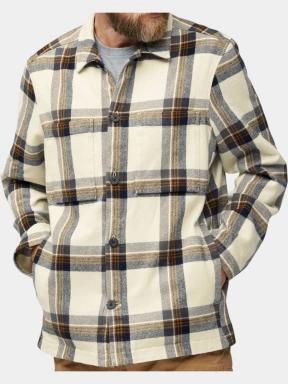 camasa cu maneci lungi pt. barbati Fjallraven Singi Flannel Overshirt M nisip 1