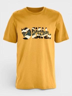 tricou cu maneci scurte pt. barbati Fjallraven Multicolor Logo T-shirt M portocaliu 1