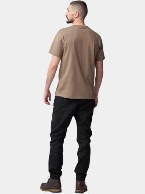 tricou cu maneci scurte pt. barbati Fjallraven Multicolor Logo T-shirt M maro 3