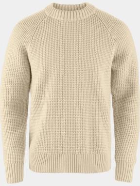 pulover tricotat pt. barbati Fjallraven Övik Waffle Knit M nisip 1