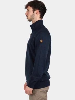 pulover tricotat pt. barbati Fjallraven Övik Lite Half Zip M albastru inchis 3