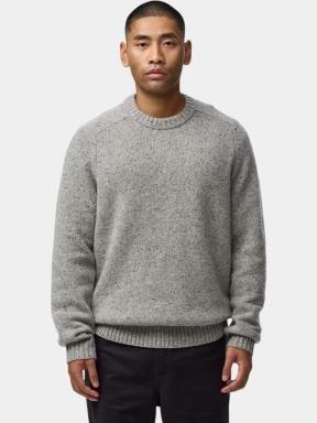 pulover tricotat pt. barbati Fjallraven Övik Neps Knit Sweater M gri 1