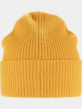 caciula tricotata Fjallraven Bergtagen Forever Wool Beanie galben 3
