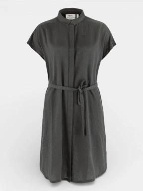 rochie camasa pt. femei Fjallraven Övik Hemp Dress W gri 1