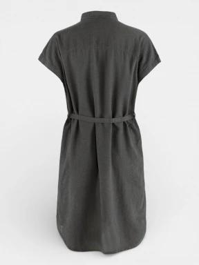 rochie camasa pt. femei Fjallraven Övik Hemp Dress W gri 3