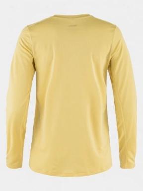 tricou cu maneci lungi, pentru sport pt. femei Fjallraven Abisko Day Hike LS W galben 3