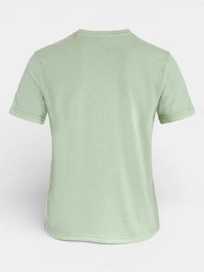 tricou cu maneci scurte pt. femei Fjallraven Lush Logo T-shirt W verde deschis 3