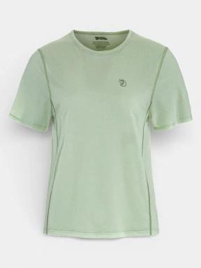 tricou pentru sport, cu maneci scurte pt. femei Fjallraven Abisko Lite SS W verde deschis 1