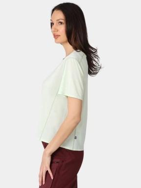 tricou pentru sport, cu maneci scurte pt. femei Fjallraven Abisko Lite SS W verde deschis 3
