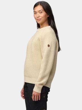 pulover tricotat pt. femei Fjallraven Övik Waffle Knit W nisip 3