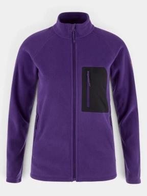 pulover polar pt. femei Fjallraven Kaipak Fleece W violet 1