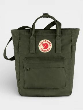 rucsac Fjallraven Kanken Totepack verde inchis 1