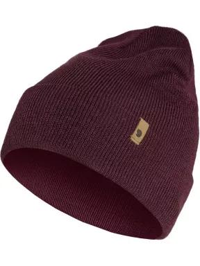 sapca Fjallraven Classic Knit Hat rosu 1