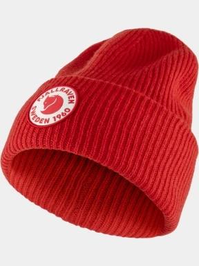 caciula tricotata Fjallraven 1960 Logo Hat rosu 1