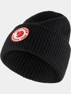 caciula tricotata Fjallraven 1960 Logo Hat negru 1