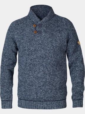 pulover tricotat pt. barbati Fjallraven Lada Sweater M albastru inchis 1