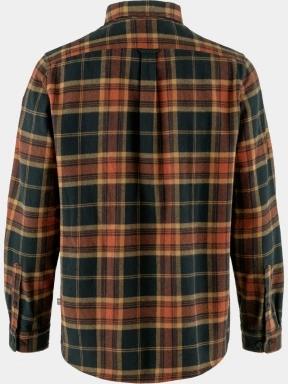 camasa cu maneci lungi pt. barbati Fjallraven Övik Twill Shirt M portocaliu 3