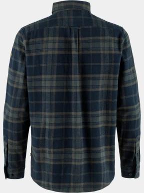 camasa cu maneci lungi pt. barbati Fjallraven Övik Twill Shirt M albastru inchis 3