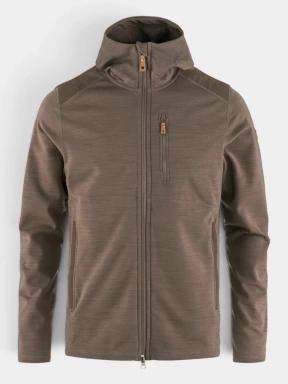 pulover polar pt. barbati Fjallraven Keb Fleece Hoodie M maro 1