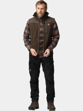 vesta pt. barbati Fjallraven Buck Fleece Vest M oliv 1
