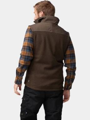 vesta pt. barbati Fjallraven Buck Fleece Vest M oliv 3