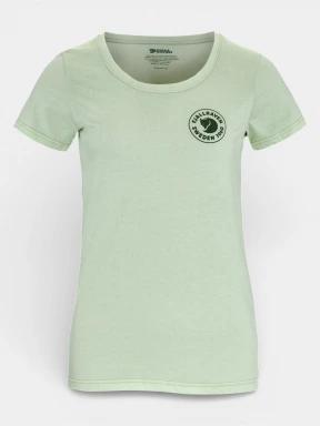 tricou cu maneci scurte pt. femei Fjallraven 1960 Logo T-shirt W verde deschis 1