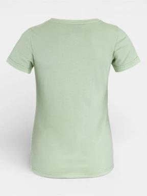 tricou cu maneci scurte pt. femei Fjallraven 1960 Logo T-shirt W verde deschis 3