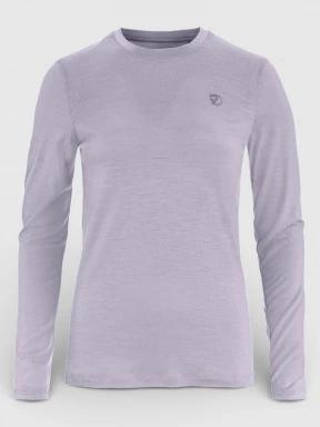 tricou cu maneci lungi, pentru sport pt. femei Fjallraven Abisko Wool LS W violet 1