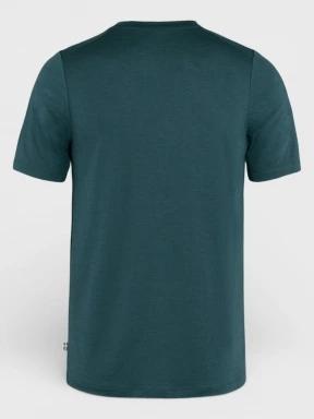 tricou pentru sport, cu maneci scurte pt. barbati Fjallraven Abisko Wool Classic SS M albastru inchis 3