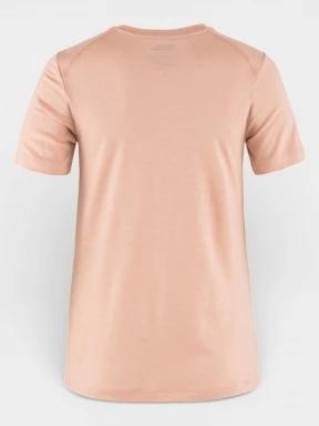 tricou pentru sport, cu maneci scurte pt. femei Fjallraven Abisko Wool Fox SS W roz 3