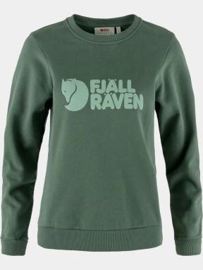 pulover pt. femei Fjallraven Fjällräven Logo Sweater W verde 1