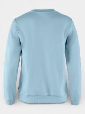 pulover pt. barbati Fjallraven Fjällräven Logo Sweater W albastru deschis 3