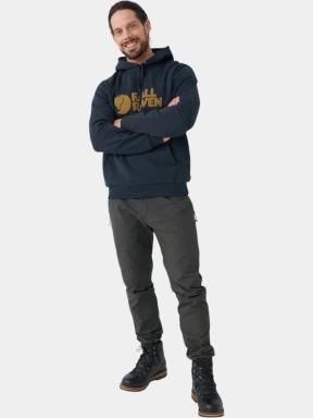 pulover cu gluga pt. barbati Fjallraven Fjällräven Logo Hoodie M albastru inchis 1