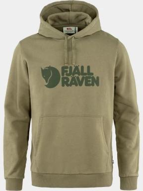 pulover cu gluga pt. barbati Fjallraven Fjällräven Logo Hoodie M oliv 1