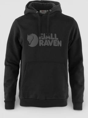 pulover cu gluga pt. barbati Fjallraven Fjällräven Logo Hoodie M negru 1