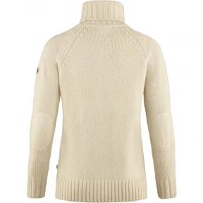 pulover tricotat pt. femei Fjallraven Övik Cable Knit Roller Neck W nisip 3