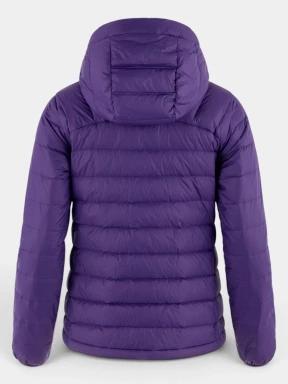jacheta de puf pt. femei Fjallraven Expedition Pack Down Hoodie W violet 3