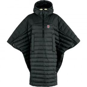 poncho pt. femei Fjallraven Expedition Down Poncho negru 1