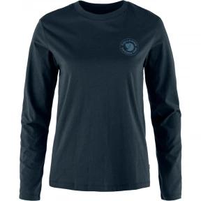 tricou cu maneci lungi pt. femei Fjallraven 1960 Logo T-shirt LS W albastru inchis 1