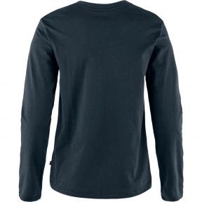 tricou cu maneci lungi pt. femei Fjallraven 1960 Logo T-shirt LS W albastru inchis 3
