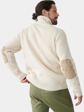 pulover tricotat pt. barbati Fjallraven Övik Roller Neck Sweater M nisip 3