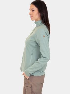 pulover polar pt. femei Fjallraven Abisko Lite Fleece Jacket W verde 3